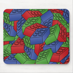 Tapis De Souris Pile des blocs constitutifs