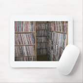 Tapis De Souris Piles de vinyles (Avec souris)