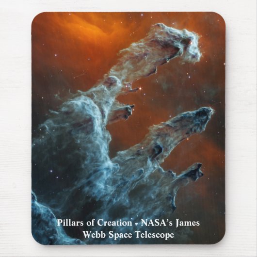 Tapis De Souris Piliers de création James Webb Télescope spatial (Devant)
