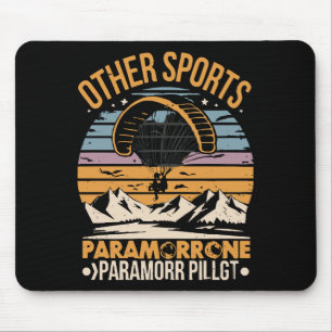 Tapis De Souris Pilote de paramoteur Paramotoring