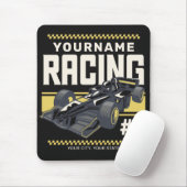Tapis De Souris Pilote de voiture de course rapide de l'équipe de (Avec souris)