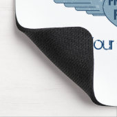 Tapis De Souris Pilote privé Blue Wings (Coin)