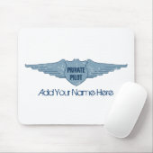 Tapis De Souris Pilote privé Blue Wings (Avec souris)