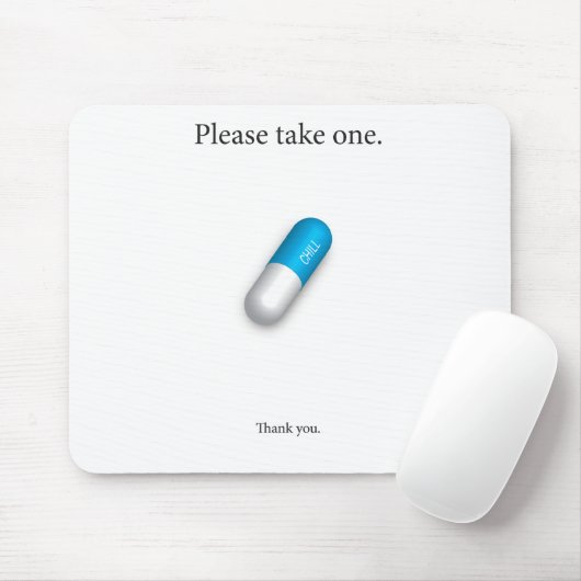 Tapis De Souris Pilule froide (Avec souris)