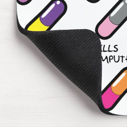 Tapis De Souris Pilules Mousepad de puissance (Coin)