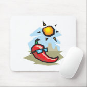 Tapis De Souris piment chillin (Avec souris)