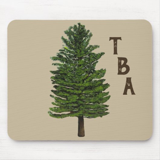 Tapis de souris Pin Tree (Devant)