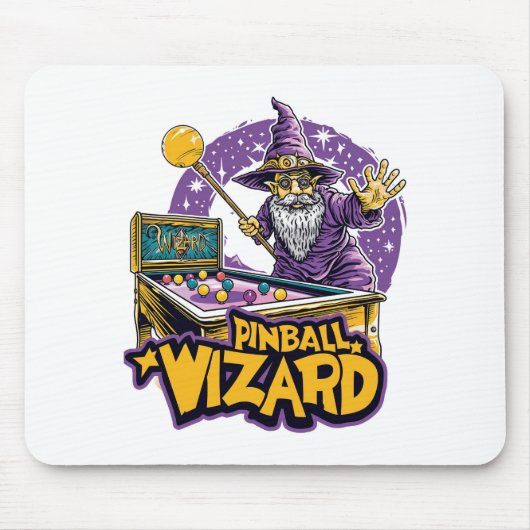 Tapis De Souris Pinball Player Non Slip Mousepad #7-6 (Devant)