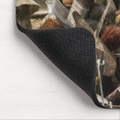 Tapis De Souris Pinceaux et peinture d'artiste en vieux Coque en b (Coin)