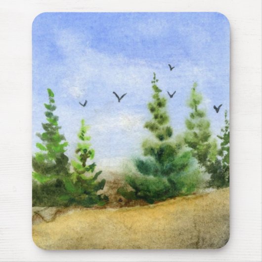 Tapis De Souris Pine Tree Mousepad (Devant)