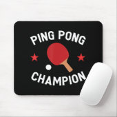 Tapis De Souris Ping Pong Champion Table Tennis Lover Cadeau (Avec souris)