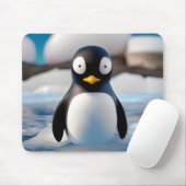 Tapis De Souris Pingouin (Avec souris)