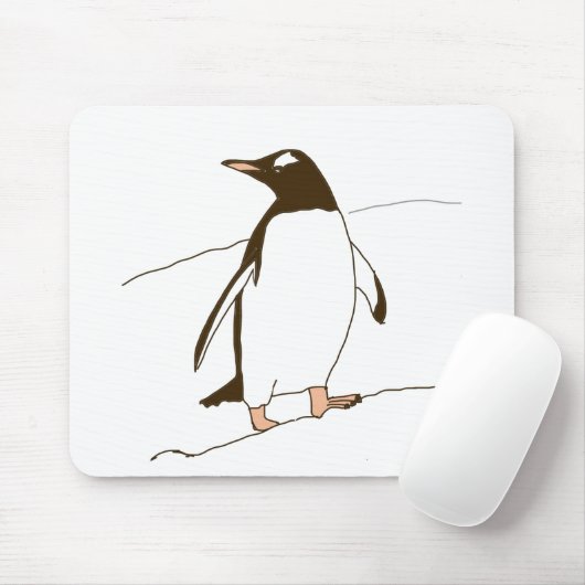 Tapis De Souris Pingouin (Avec souris)
