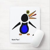 Tapis De Souris Pingouin Abstrait Mousepad (Avec souris)