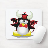 Tapis De Souris Pingouin de diable (Avec souris)