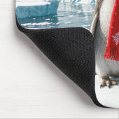 Tapis De Souris Pingouin De Noël Sur Un Iceberg (Coin)