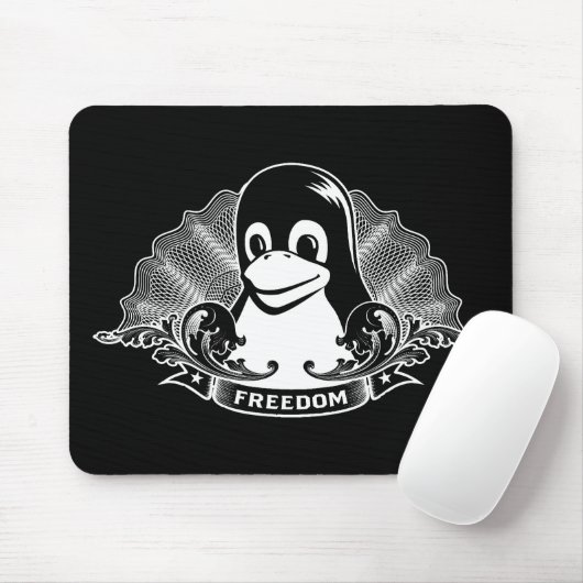 Tapis De Souris Pingouin de Tux - (Linux, Open Source, Copyleft, (Avec souris)