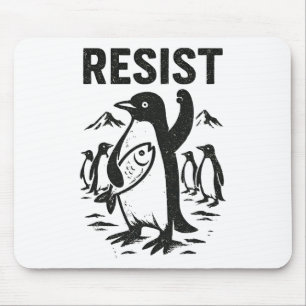 Tapis De Souris Pingouin drôle résister à la conception Vintage