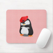 Tapis De Souris Pingouin fâché de hip hop (Avec souris)