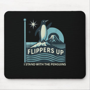 Tapis De Souris Pingouin Flippers En Haut Je Me Trouve Avec Le Pin