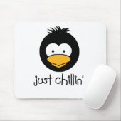 Tapis De Souris pingouin juste chilline (Avec souris)