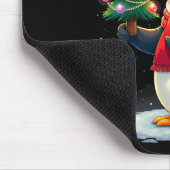Tapis De Souris Pingouin mignon arbre de Noël Pyjama Filles Garçon (Coin)