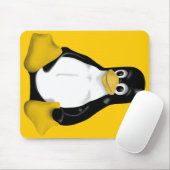 TAPIS DE SOURIS PINGOUIN MIGNON DE LINUX TUX (Avec souris)