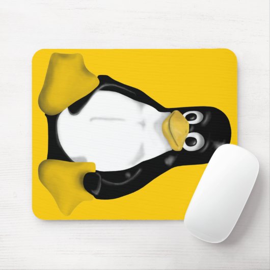 TAPIS DE SOURIS PINGOUIN MIGNON DE LINUX TUX (Avec souris)