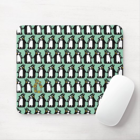 Tapis De Souris Pingouin Mousepad (Avec souris)