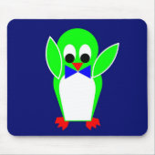 Tapis De Souris Pingouin - Vert (Devant)