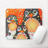 Tapis De Souris Pingouins fantastiques (Avec souris)