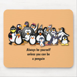 Tapis De Souris Pingouins mignons animés