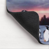 Tapis De Souris Pingouins sur la glace Mousepad (Coin)