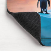 Tapis De Souris Pingouins Sur L'Iceberg Fondu (Coin)