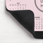 Tapis De Souris Pink 2026 Business Calendar Pad (Coin)