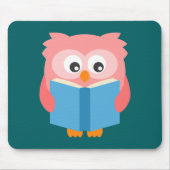 Tapis De Souris Pink cute reading (Devant)