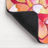 Tapis De Souris Pink Dahlia fleurs aquarelle art (Coin)