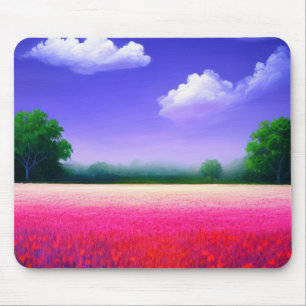 Tapis De Souris Pink Field Mousepad