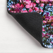 Tapis De Souris Pink flowering Dogwood tree (Coin)