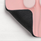 Tapis De Souris Pink Headphones with Wires (Coin)