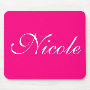 Tapis De Souris Pink Name