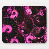 Tapis De Souris Pink Nautilus fossil shell pattern  (Devant)