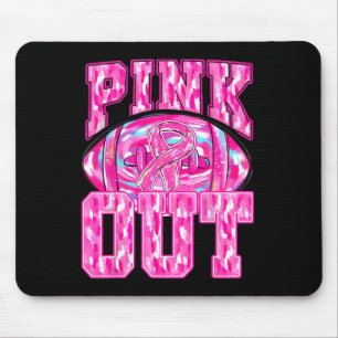 Tapis De Souris Pink Out Footall Cancer du sein Lutter contre le c