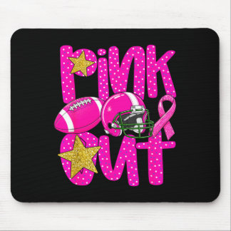 Tapis De Souris Pink out football pink ribbon breast cancer
