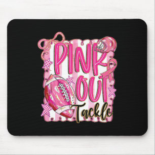 Tapis De Souris Pink Out Tackle cancer du sein Sensibilisation Rub