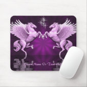 Tapis De Souris Pink Pegasus Réflexions Souris Pad (Avec souris)