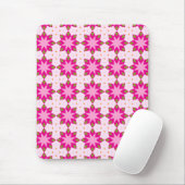 Tapis De Souris Pink Petal Mosaic pattern (Avec souris)