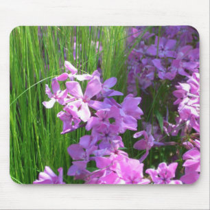 Tapis De Souris Pink Phlox et Grass été Floral