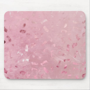 Tapis De Souris Pink Rose Gold Glitter