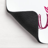 Tapis De Souris PINK WALK JOG RUN (police SCRIBBLE) (Coin)